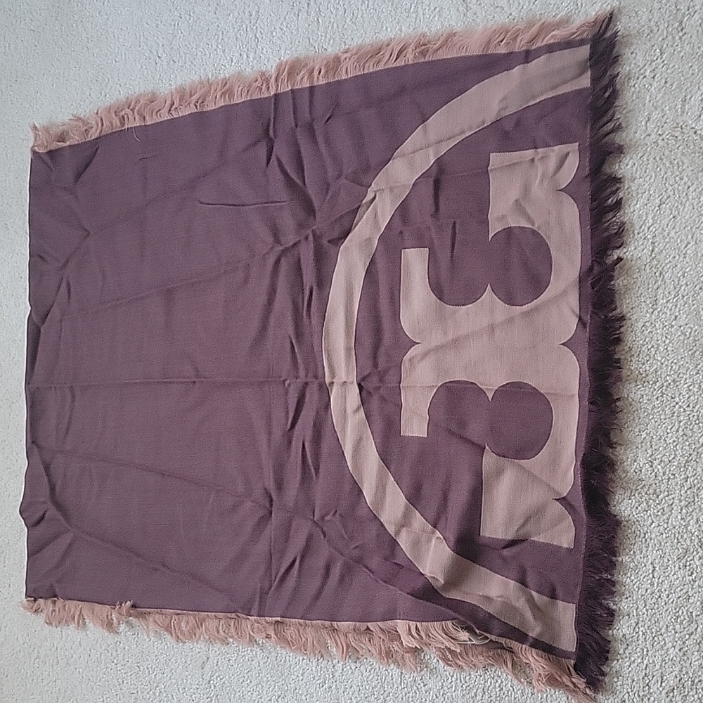🛑TORY BURCH Split Logo Jacquard Scarf
